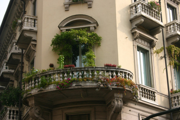 Fot. Flickr.com/John Noble Zielony balkon