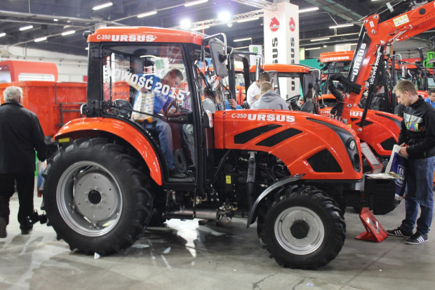 Ursus C-350 na targach Agrotech Kielce, fot. kk Nowy Ursus C-350 - następca modelu 5044