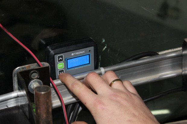 Monitotor Tronik zainstalowany w ciągniku pozwala m.in. wybrać czynność która będzie prowadzona, fot. kh Jakie funkcje oferuje System Tronik