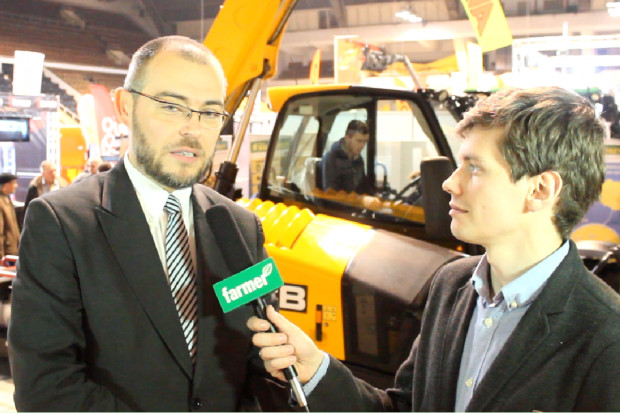 Dariusz Lewandowski Kierownik Regionu Polska i Kraje Bałtyckie - Rolnictwo JCB; fot. Ł. Głuchowski JCB: DualTech VT już u polskiego rolnika