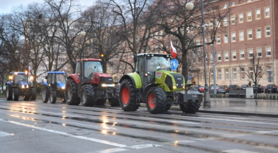 Protest na czterech drogach krajowych