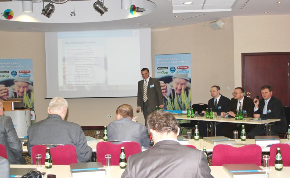 Konferencja K+S Polska na temat " Minimalizacja ryzyka zmian klimatycznych dla roślin uprawnych", fot. MT