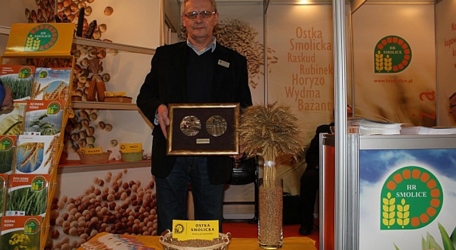 Ostka smolicka z medalem Agrotechu
