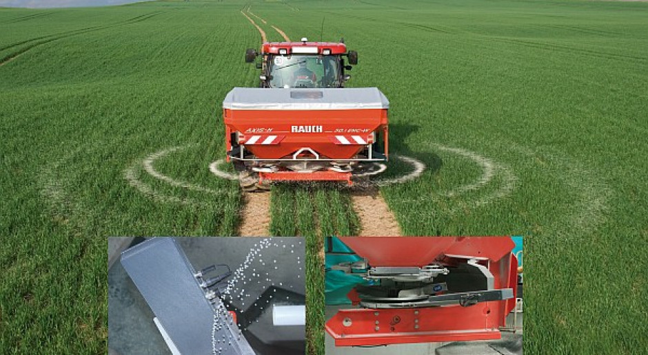 Perfekcyjny rozsiewacz nawozów ze złotem Agritechnici