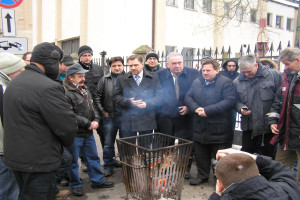 W Szczecinie Solidarność broni rolników