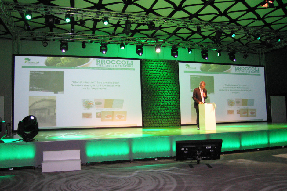 Alain Sicard, Prezes Sakata Vegetables Europe (Francja). Wystąpienie dot. Produkcji brokułów na świecie