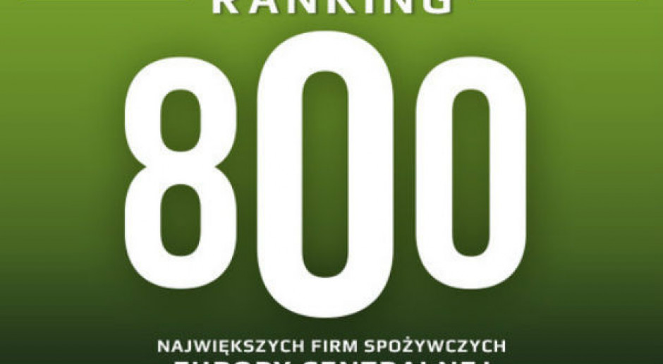 Ranking 800 największych firm spożywczych Europy Centralnej redakcji Rynku Spożywczego i firmy Bisnode
