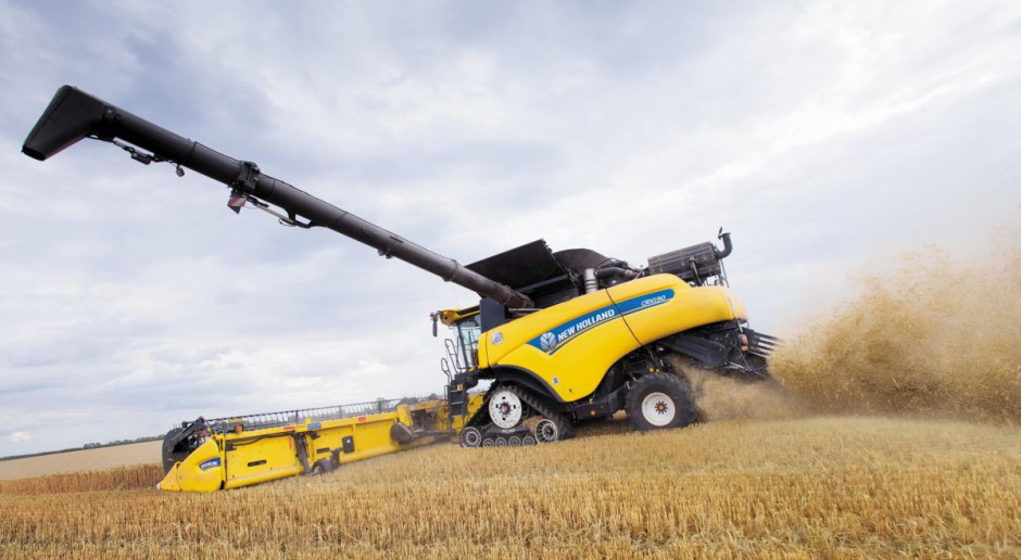 New Holland CR 10.90 - nowy rekordzista w zbiorze pszenicy