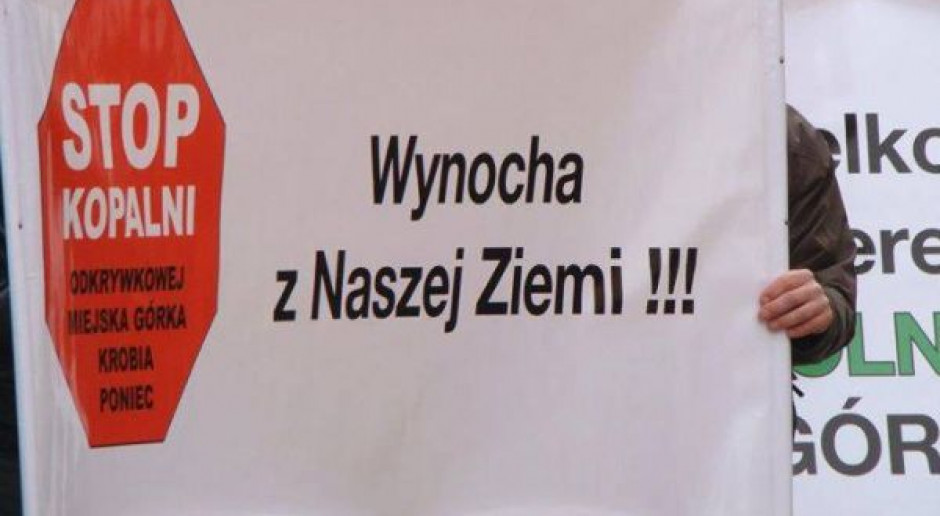 Rolnicy protestują przeciwko planom budowy kopalni