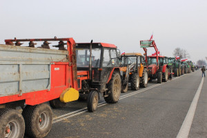 Protesty rolników w całej Polsce; blokady dróg i pikiety