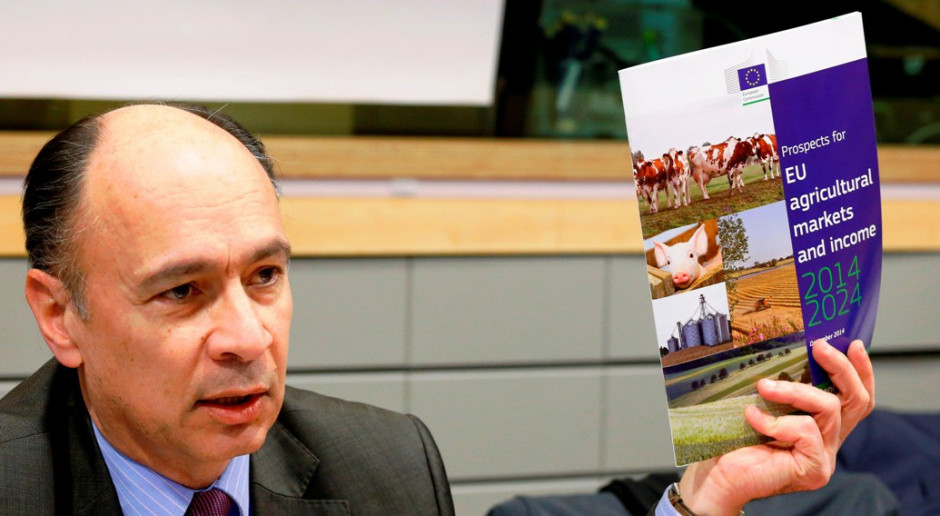 Prognozy KE wielkości produkcji oleistych w UE do 2024
