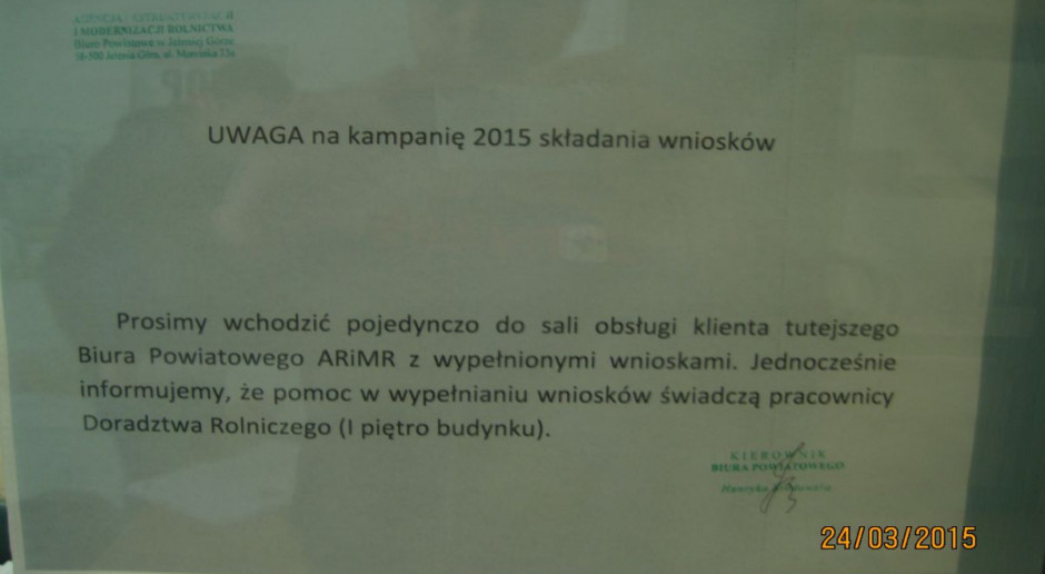 Doradca ODR pomoże wypełnić wniosek o dopłaty?
