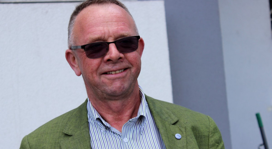 Arend Jan Hendriks, właściciel przedsiębiorstwa Hendripol w Kawęcinie, fot.Ł.Chmielewski Rynek mleka czekają wahania cen