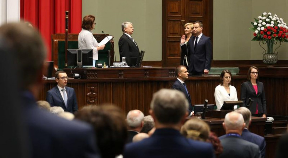 Zaprzysiężenie Andrzeja Dudy na Prezydenta RP. fot. Krzysztof Białoskórski, sejm.gov.pl Prezydent Duda: Polska powiatowa nie może być zwijana