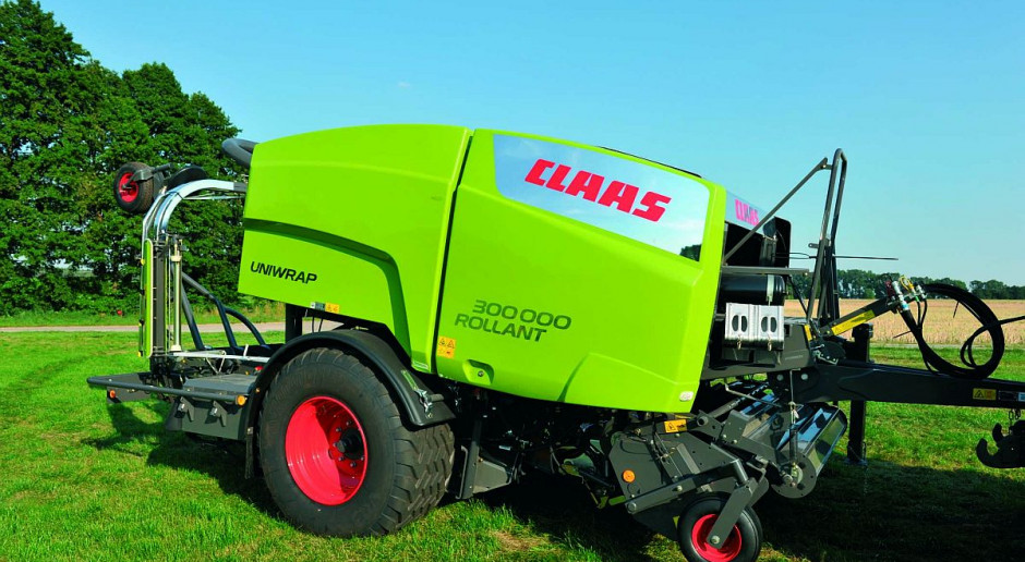Claas Rollant 454 Uniwrap to 300.000 maszyna, która opuściła fabrykę w Metz fot. Claas Claas: 300 tys. pras za nami