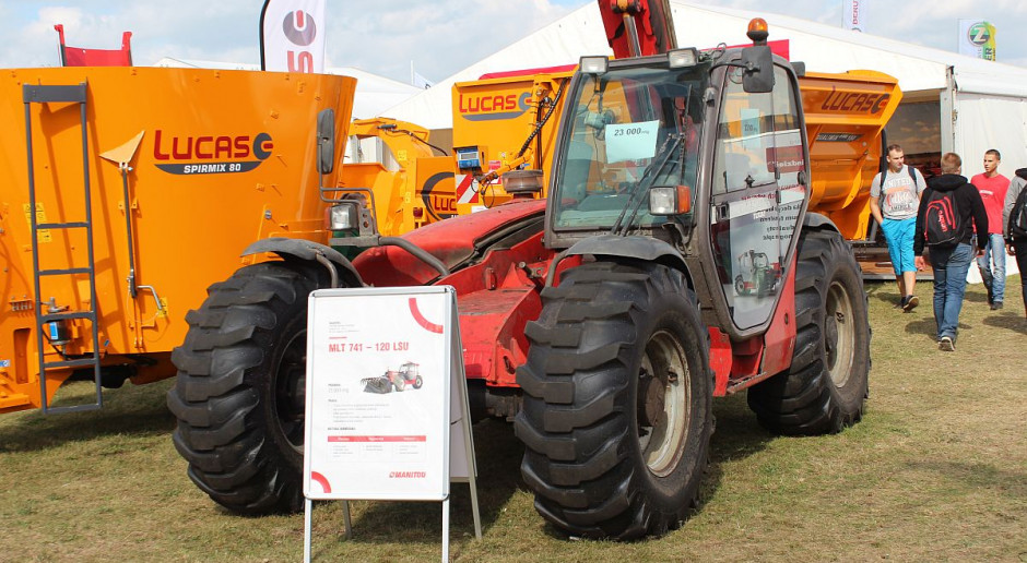 Manitou MLT 741-120 LSU z gospodarstwa w Osięcinach ma na swoim liczniku ponad 23 tys. mth, fot. K. Karkowski Manitou: kolejna ładowarka przepracowała ponad 20 tys. mtg