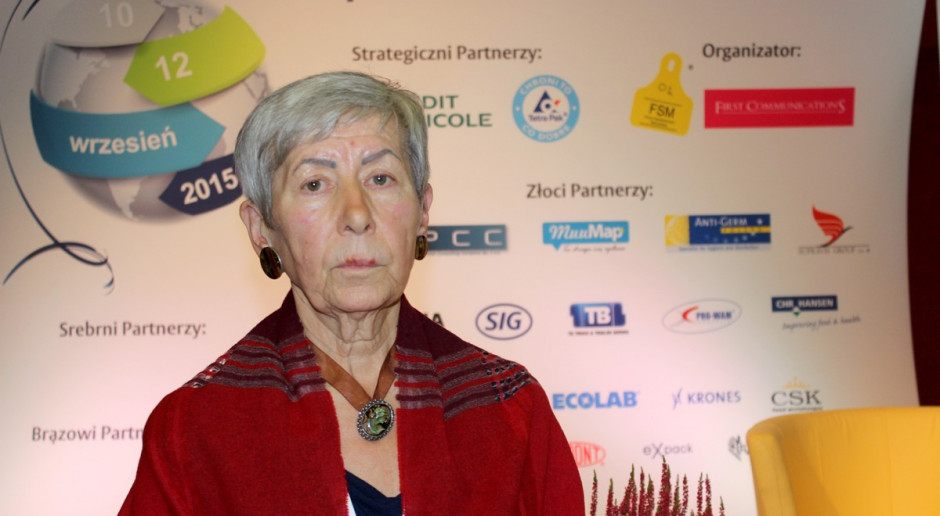 Prof. Jadwiga Seremak - Bulge, fot.Ł.Ch. Reagować na rynku mleka trzeba wtedy, kiedy jest dobrze