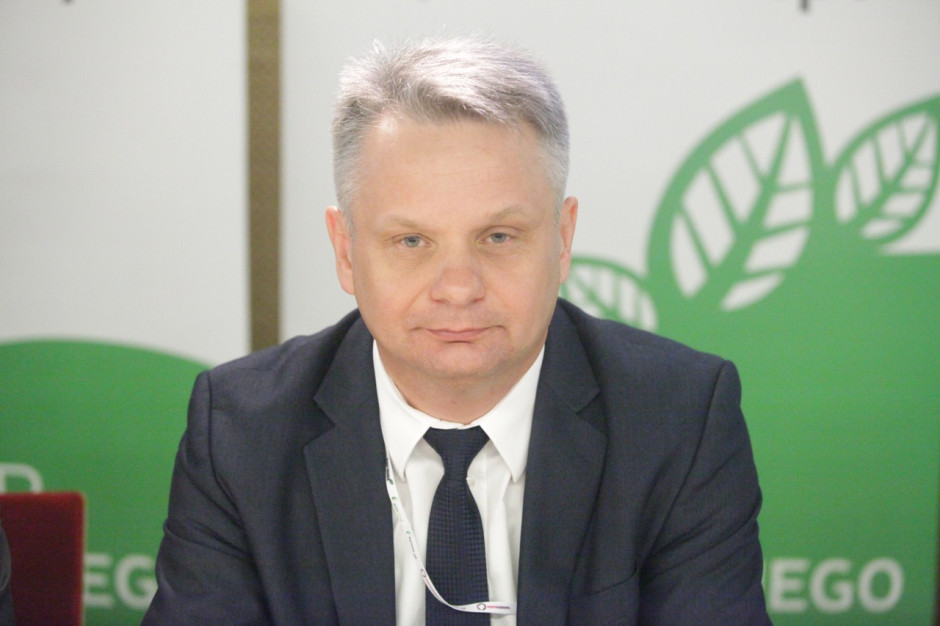 Mirosław Maliszewski podczas konferencji "Narodowe wyzwania w rolnictwie". Fot. P. Pawłowski/Żelezna Studio