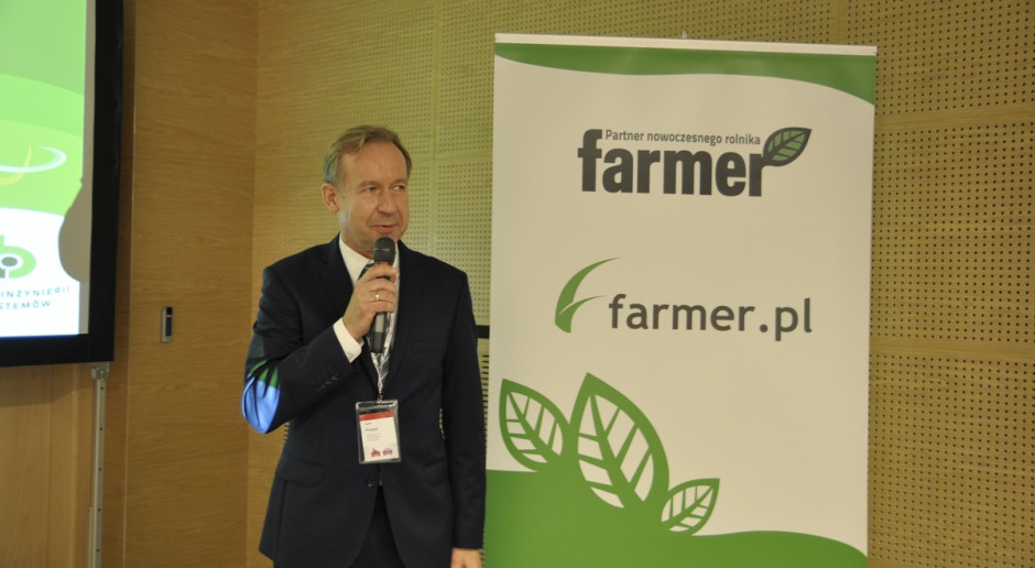Prof. dr hab. Jacek Przybył na konferencji Farmera mówił m.in. o rosnącej roli mechanizacji uprawy w kontekście ograniczeń prawnych do stosowania środków ochrony roślin, fot. A.Królak Maszyny uprawowe częściowo zastąpią chemię