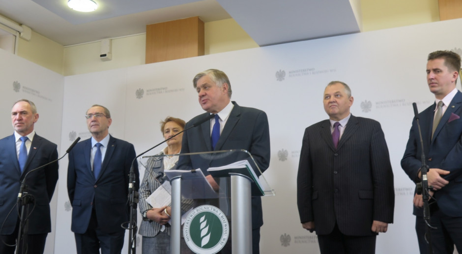 Minister Jurgiel krytykuje poprzedników; fot. MP Minister Jurgiel dokonał oceny sytuacji zastanej w rolnictwie