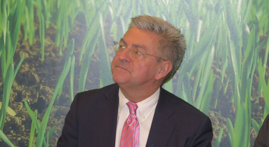 Dr Manfred Weiser, General Manager Nufarm Polska, podczas konferencji prasowej firmy, fot. MT Nufarm nabył udziały F&N Agro Polska