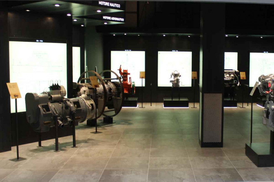 Nowa część muzeum SDF z silnikami, Treviglio, fot. kh