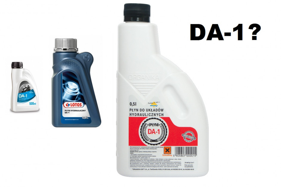 Czym jest płyn DA-1, skoro nie płynem hamulcowym?