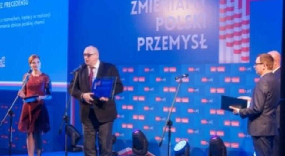 Grupa Azoty z tytułem „Tego, który zmienia polski przemysł”, fot. Grupa Azoty Grupa Azoty z tytułem „Tego, który zmienia polski przemysł”