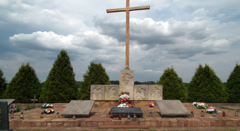 Pomnik na cmentarzu w Borowie, fot. Wikipedia Dziś rocznica pacyfikacji wsi w Lasach Janowskich