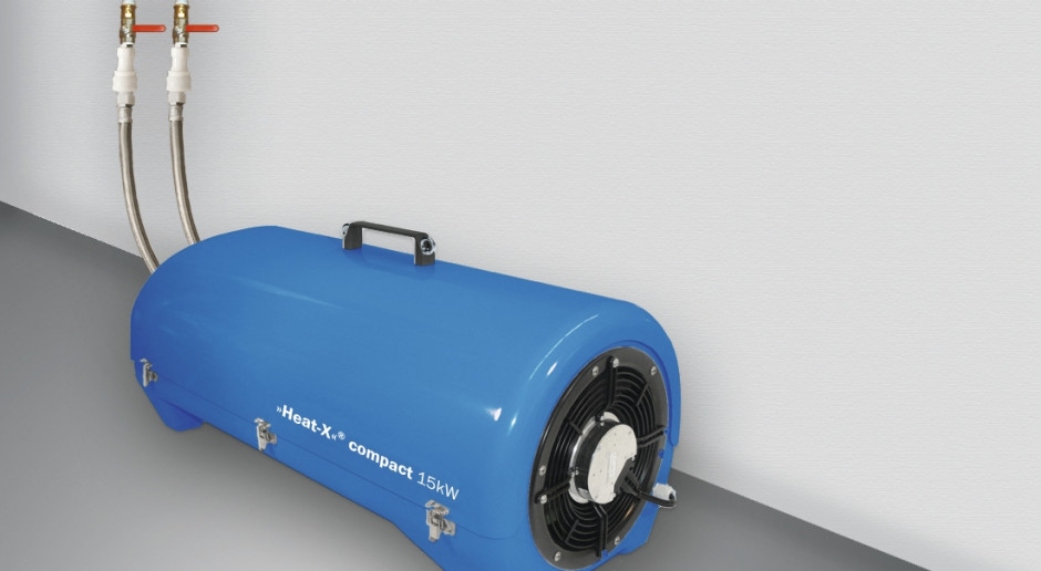 Nagrzewnica Heat-X® Compact to ciekawa alternatywa dla urządzeń zasilanych prądem lub gazem Fot. Big Dutchman Heat-X® Compact – ciekawe rozwiązanie do tuczarni