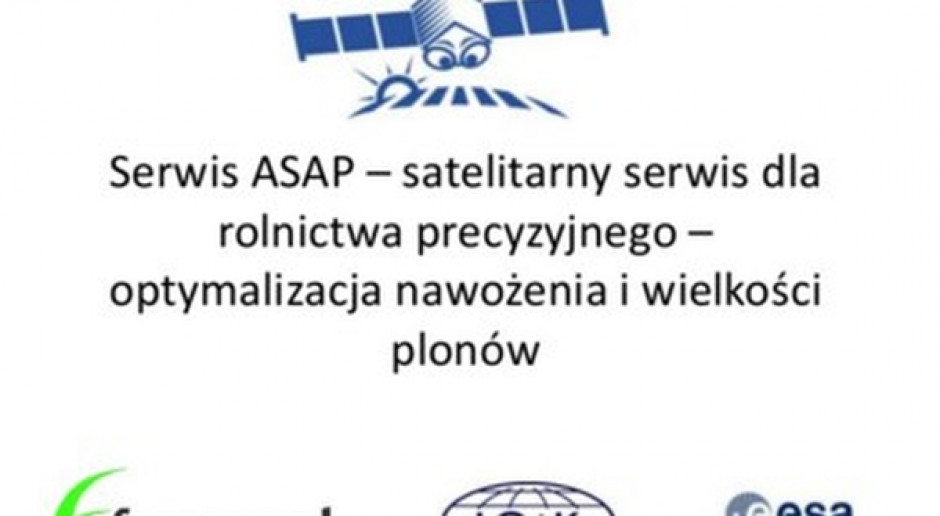 Fot. farmer.pl ASAP - satelity w służbie rolnikom!