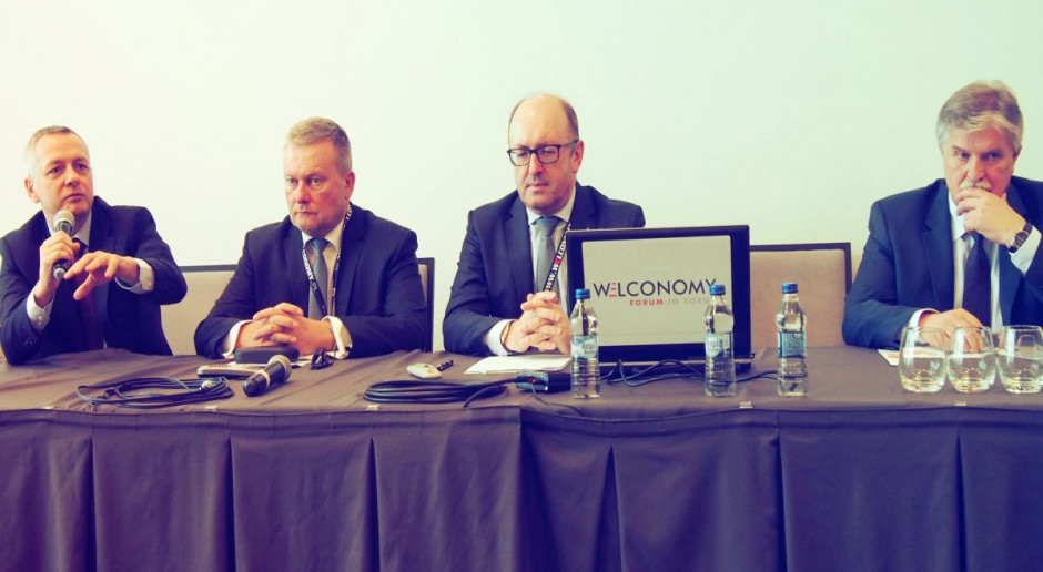 Uczestnicy panelu. Fot. CKP Innowacyjność w rolnictwie – gdzie jest na nią miejsce?