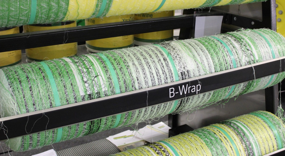 B-wrap to tegoroczna nowość w ofercie John Deere, fot. mk Nowe siatki do bel John Deere B-Wrap