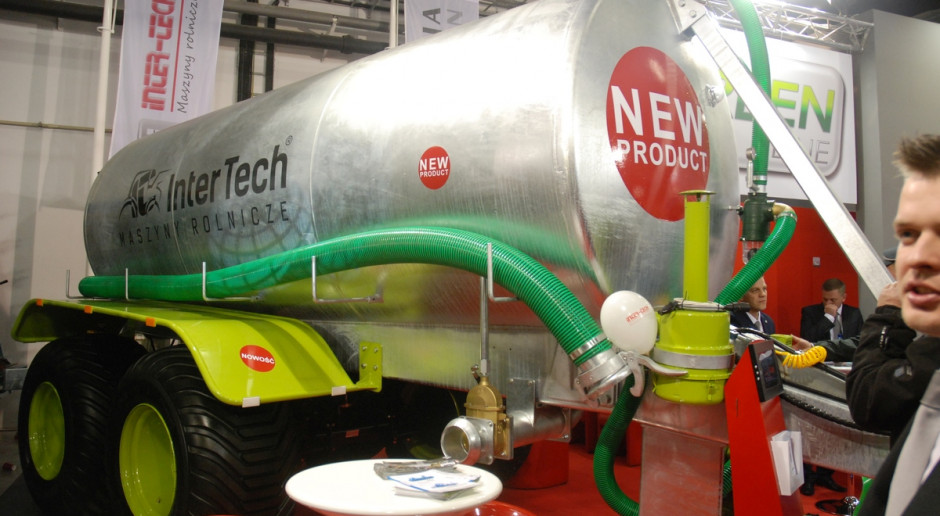 Wóz asenizacyjny to nowość od firmy InterTech, fot. kw InterTech prezentuje wóz asenizacyjny