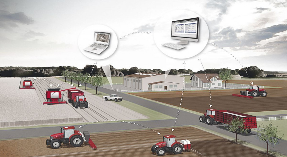 Systemy AFS Connect pomogą monitorować maszyny, fot. Case IH Systemy AFS Connect od Case IH do ochrony maszyn przed kradzieżą