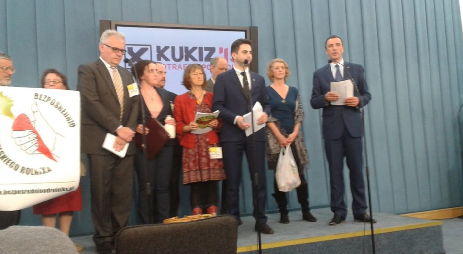 Podczas dzisiejszej konferencji; fot. MP Żywność od rolnika wciąż na cenzurowanym
