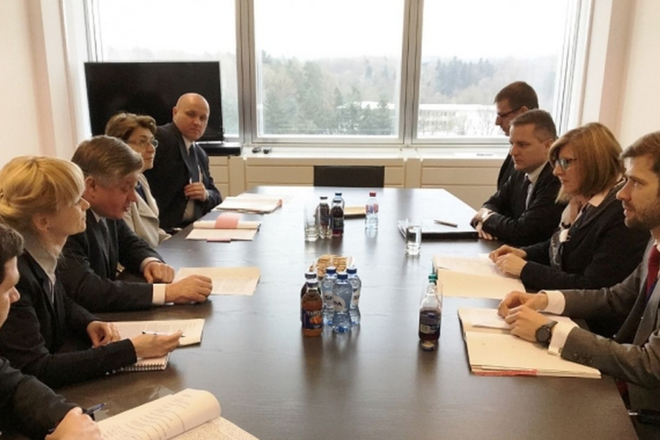 Minister Krzysztof Jurgiel podczas spotkania z minister rolnictwa Słowacji. Fot. minrol.gov.pl