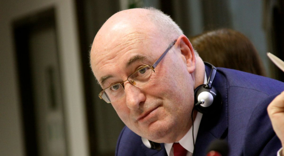 Phil Hogan Komisarz ds. Rolnictwa i Rozwoju Wsi w Komisji Europejskiej. fot. farmer.pl Phil Hogan: Stale podejmowane są działania dla otworzenia rosyjskiego rynku na europejską wieprzowinę