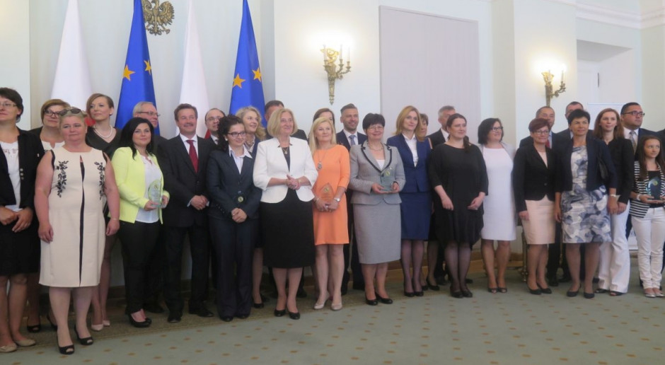 Podczas ubiegłorocznego wręczenia nagród w Pałacu Prezydenckim; fot. MP Szesnaście przedsięwzięć nagrodzonych w 16. „Sposobie na Sukces”