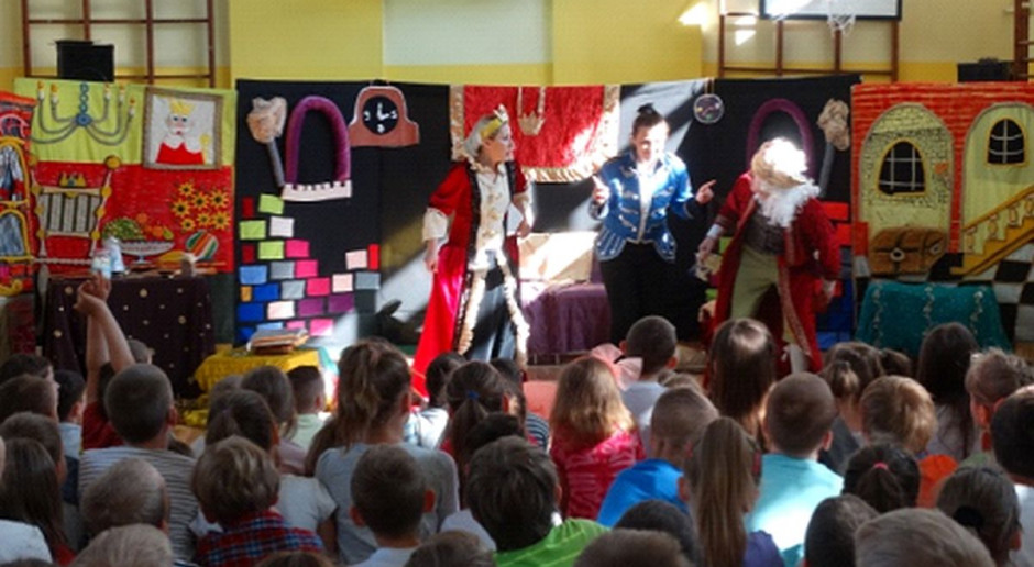 Przedstawienie teatralne pt. „Bajeczno-mleczne przygody księżniczki Klementyny” Fot. Polska Izba Mleka Fundusz Promocji Mleka stawia na edukację najmłodszych