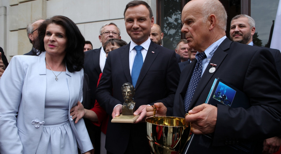 Nagrody w konkursie Agroligi wręczał m.in. Prezydent RP Andrzej Duda, fot.Dramiński Dramiński Krajowym Mistrzem Agroligi 2015