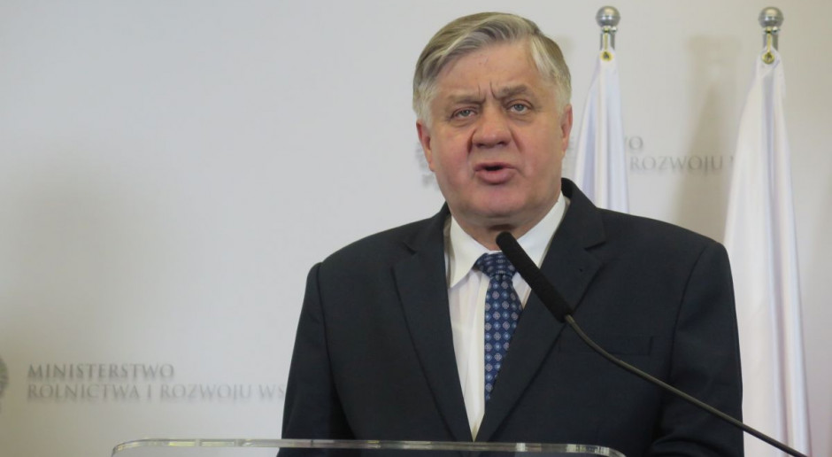 Minister Krzysztof Jurgiel; fot. MP Jurgiel: Będzie program rozwoju rynków