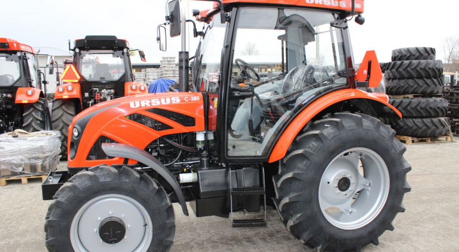Model C-380 z oferty Ursusa był najczęściej wybieranym ciągnikiem w lipcu br., fot. K. Hołownia Ursus C-380 najczęściej rejestrowanym ciągnikiem w lipcu br.