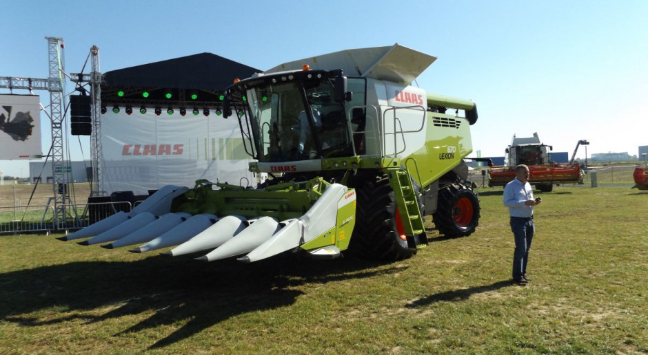 Nowy Claas Lexion serii 600 dostępny będzie na sezon żniwny 2017, fot. K. Wieteska Nowy Claas Lexion serii 600
