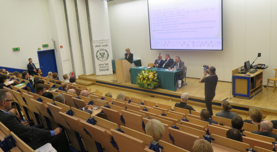 Uroczystość inauguracji LXXXI Zjazdu Naukowego Polskiego Towarzystwa Zootechnicznego fot. Łukasz Głuchowski LXXXI Zjazd Naukowy PTZ na SGGW