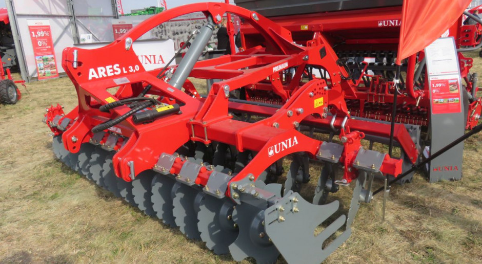 Zmodernizowany agregat Unia Group Ares został pokazany na targach Agro Show 2016, fot. ług Nowy agregat Unia Group Ares na Agro Show 2016