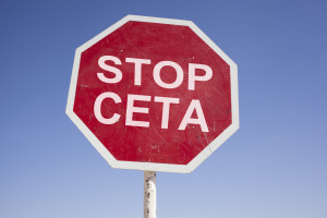 W Warszawie odbyły się protesty przeciwników CETA