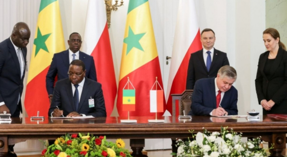 Podpisanie dokumentu, miało miejsce podczas wizyty w Polsce delegacji Republiki Senegalu pod przewodnictwem prezydenta Macky Salla; Fot. MRiRW Polska i Senegal podpisały memorandum ws. współpracy w dziedzinie rolnictwa