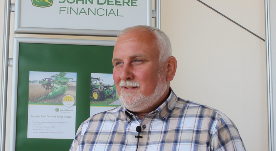 Adam Białecki, fot. farmer.pl Zalety finansowania John Deere Financial