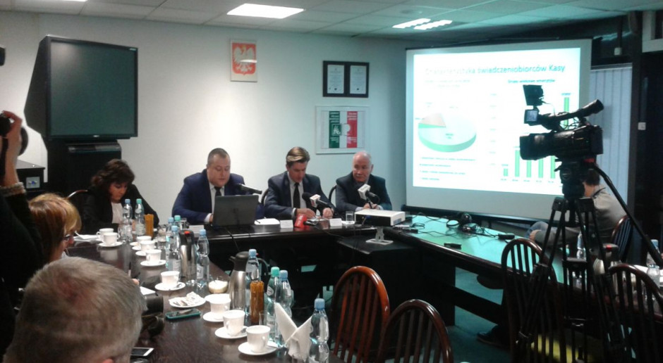 Podczas dzisiejszej konferencji; fot. MP W marcu waloryzacja świadczeń KRUS